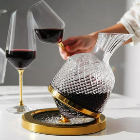 Carafe à vin Récipient en verre cristal