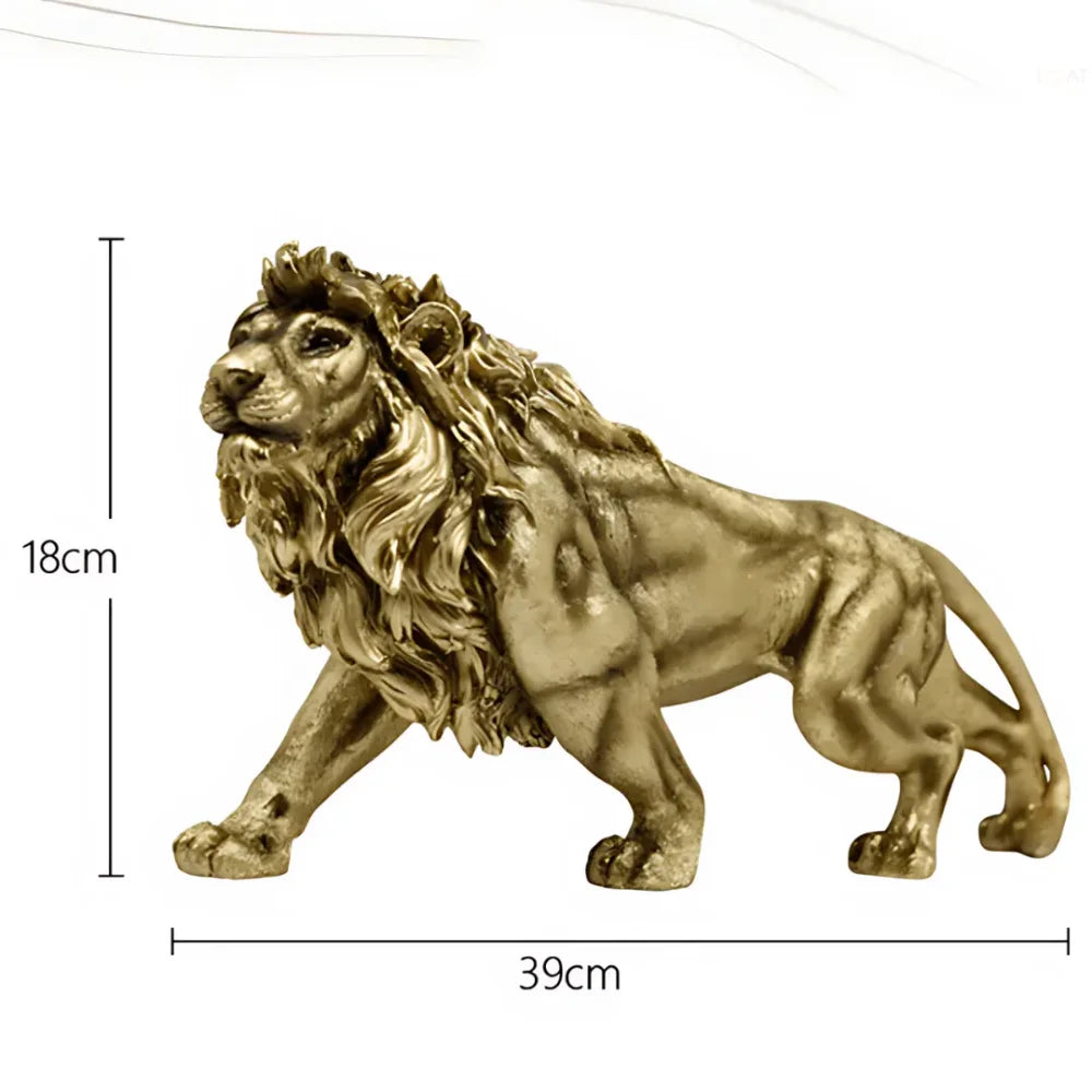 Sculpture du lion d'or