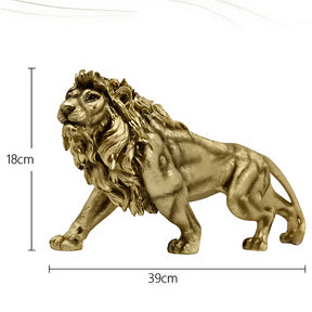 Sculpture du lion d'or