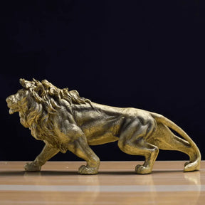 Sculpture du lion d'or