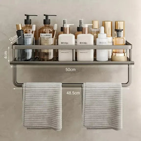 Etagère de salle de bain en aluminium