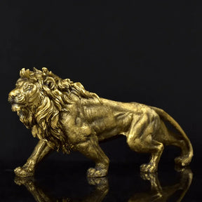 Sculpture du lion d'or