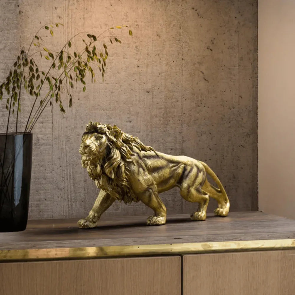 Sculpture du lion d'or